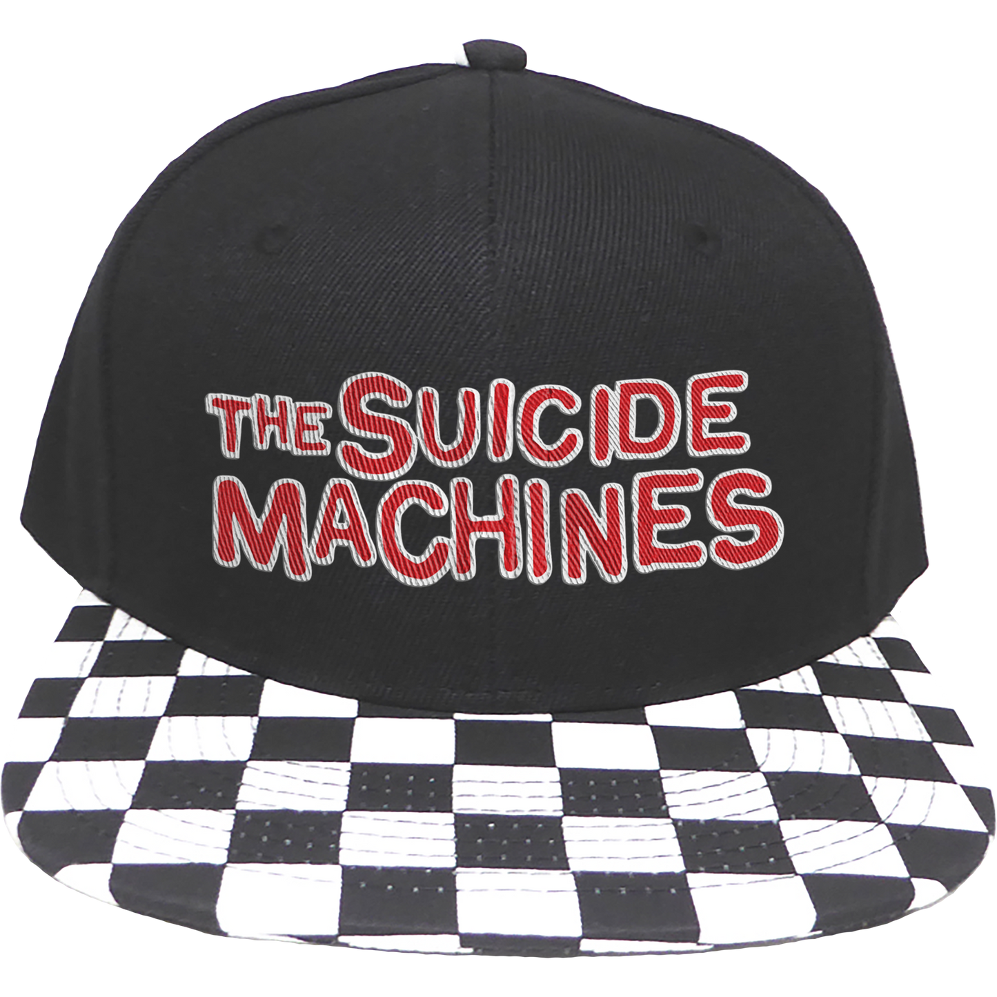 Logo Checkered Baseball Cap