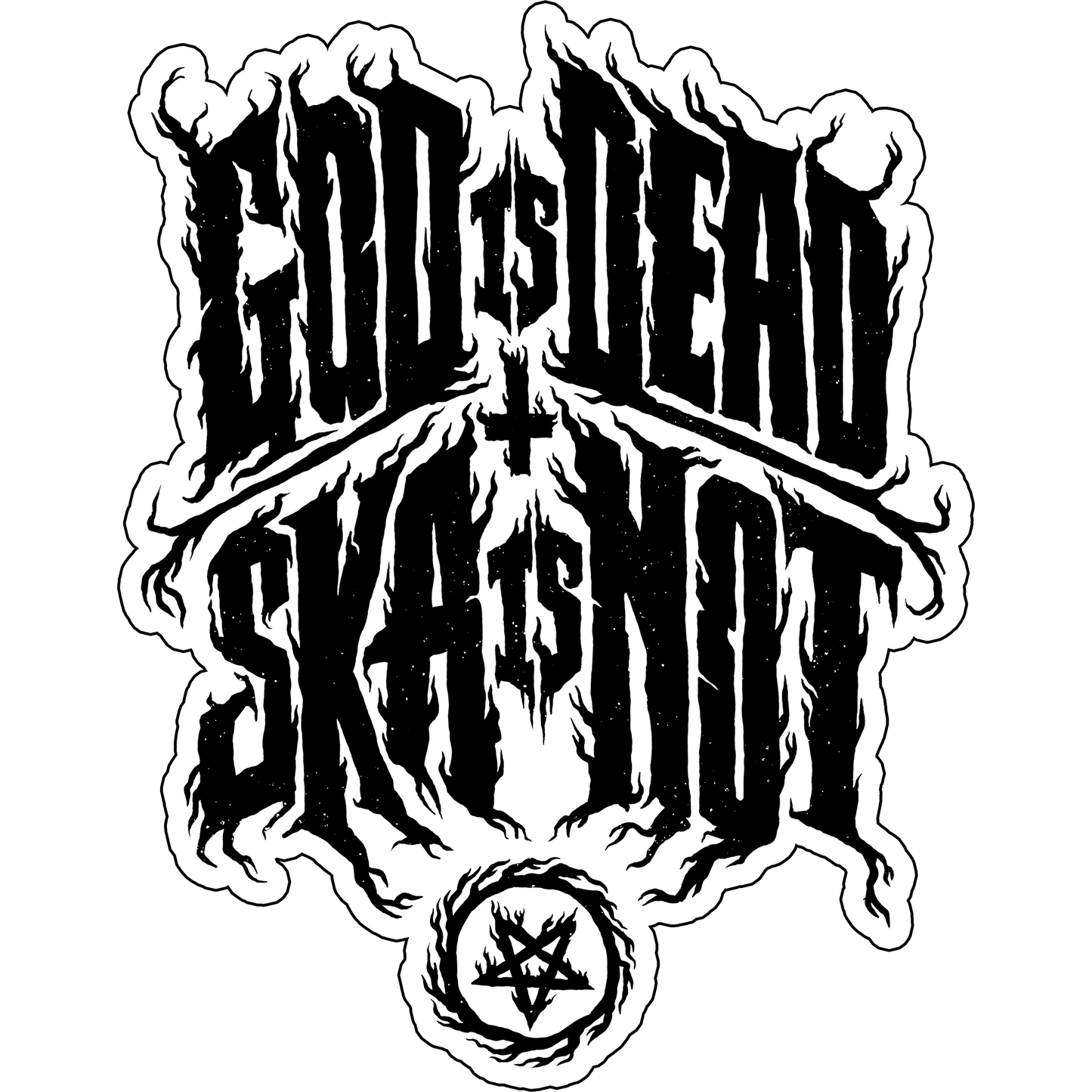 God Is Dead x Ska Is Not Sticker