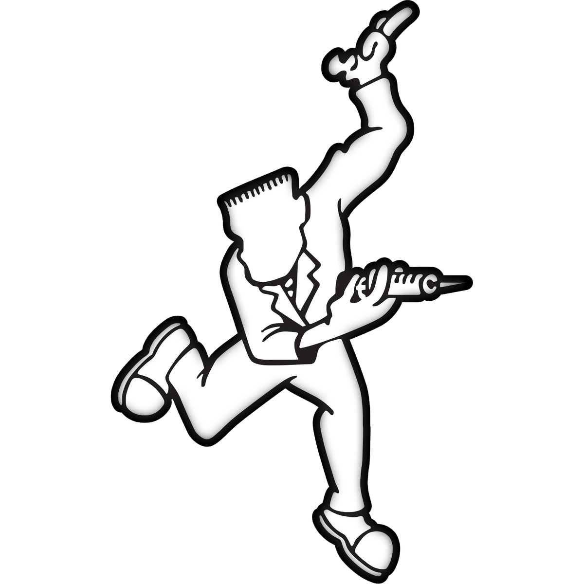 Skanking Jack Enamel Pin
