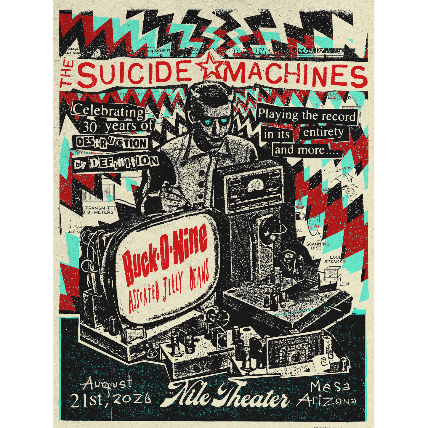 Mesa AZ Aug 2026 Screen Printed Show Poster