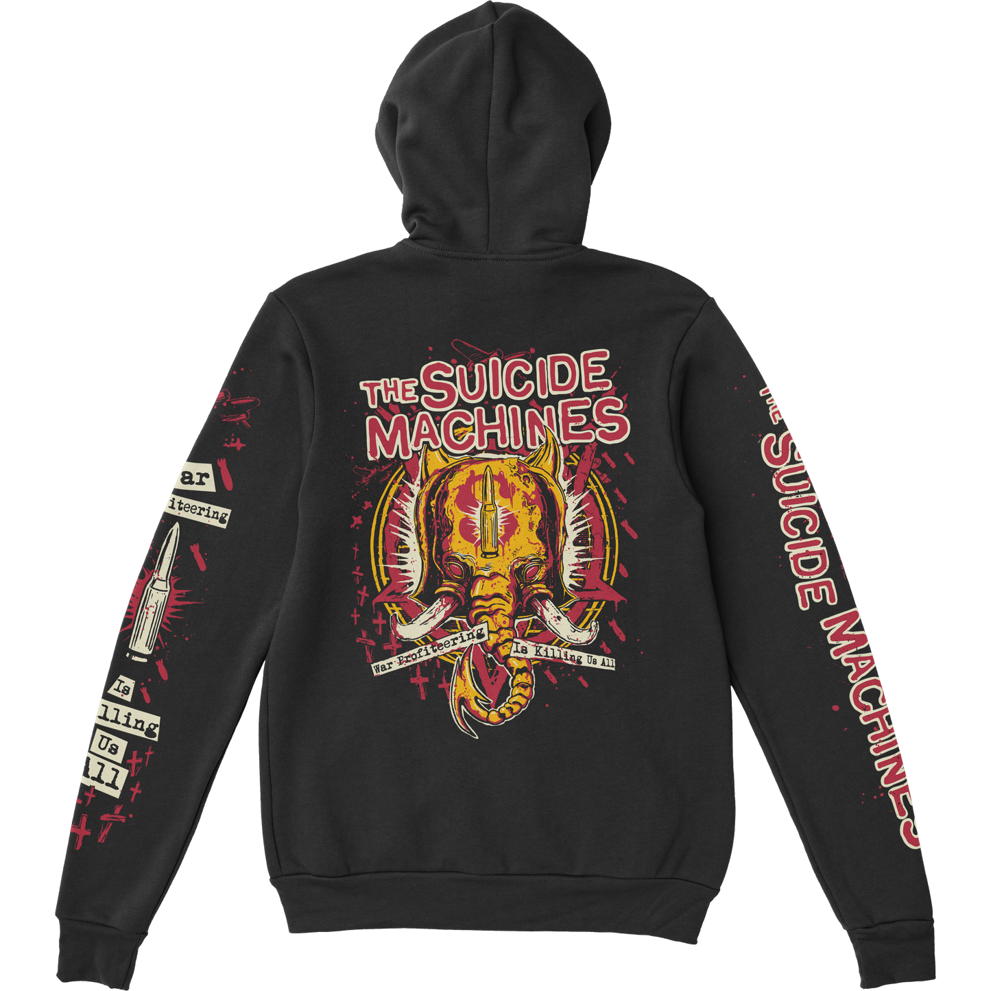 **PRE-ORDER** War Profiteering Is Killing Us All Long Zip-Up Hoodie
