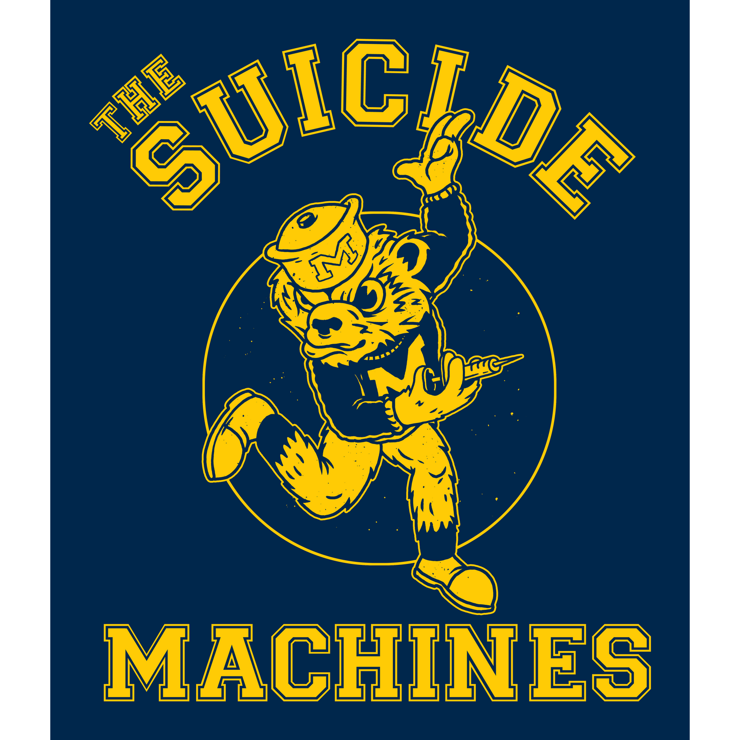 University Of Michigan Rip Sticker