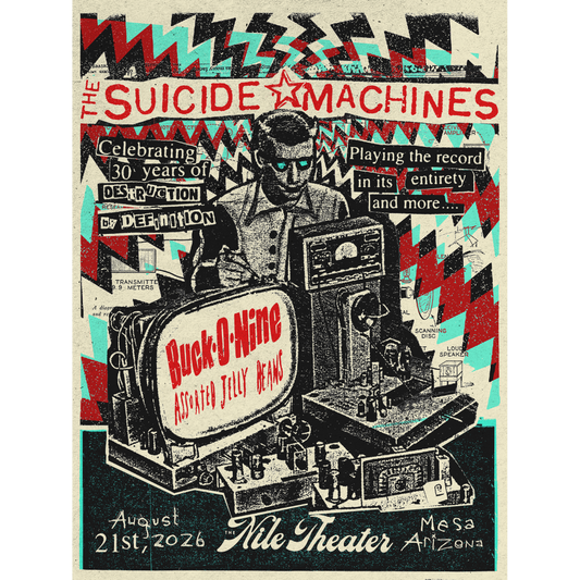 Mesa AZ Aug 2026 Screen Printed Show Poster