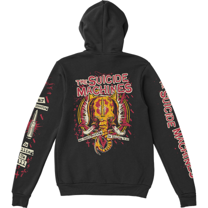 **PRE-ORDER** War Profiteering Is Killing Us All Long Zip-Up Hoodie