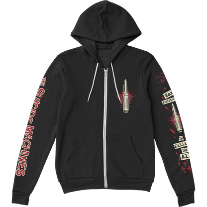 **PRE-ORDER** War Profiteering Is Killing Us All Long Zip-Up Hoodie